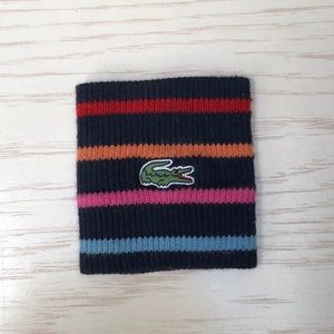 Striped Lacoste Sweatband